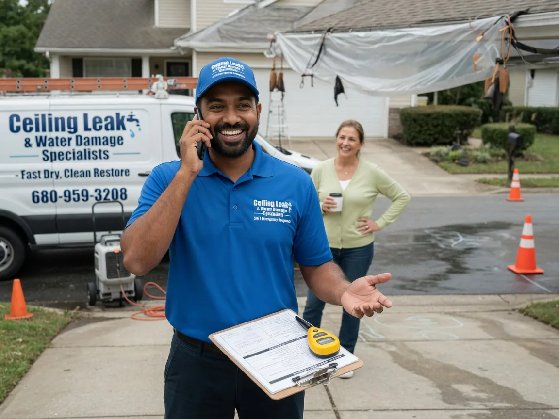 Ceiling Leak Cleanup Ida, LA FAQs